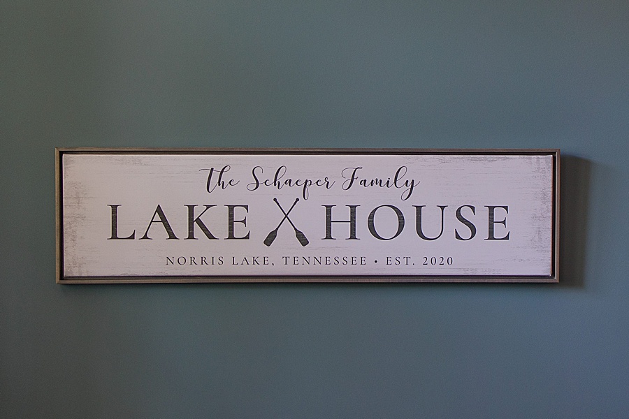 lake house sign
