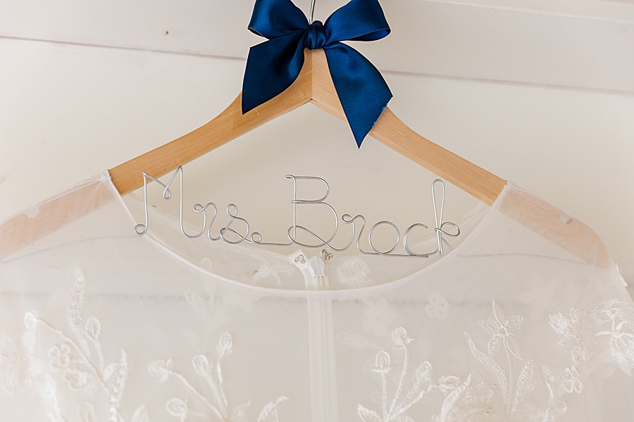 bride dress hanger