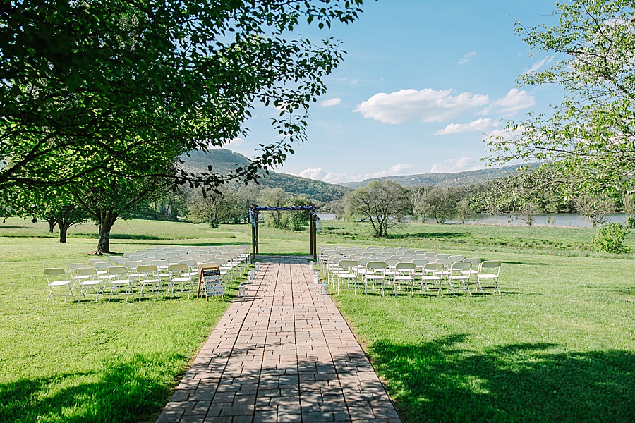 River front ceremony site at Tennessee Riverplace in Chattanooga